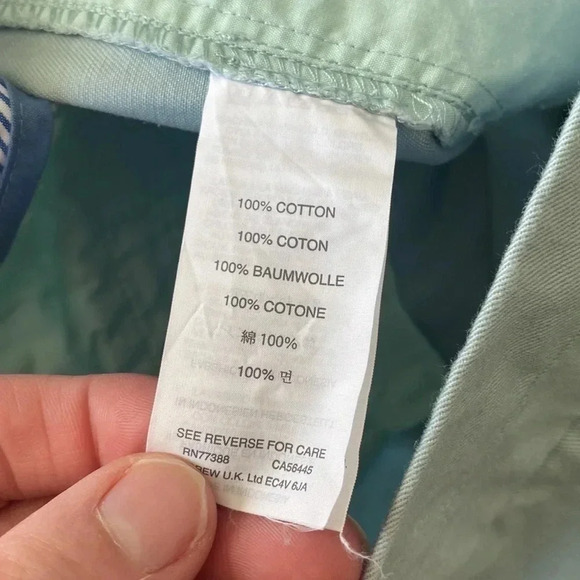 J. Crew light blue chino khaki shorts size 10 - Picture 6 of 6